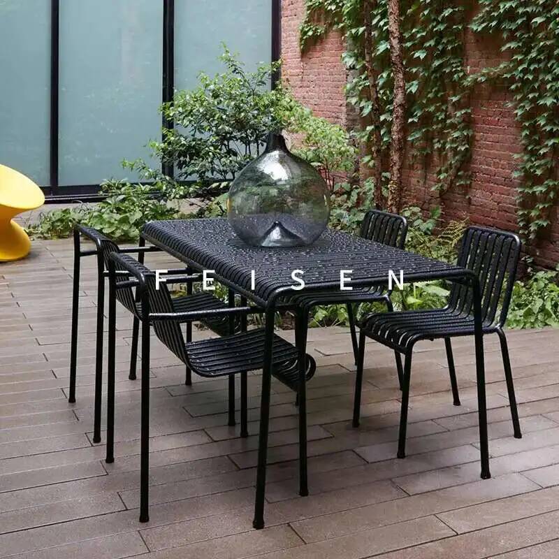 Coffee Tea Garden - ร้านขายเก้าอี้เหล็ก โต๊ะสไตล์โมเดิร์น และร้านน้ำชา ร้านกาแฟเรียบง่าย ศิลปะลานบ้าน สีสันกลางแจ้ง