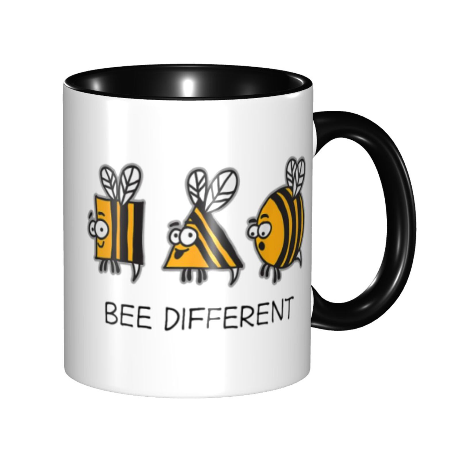 Coffee Tea Difference - Custom Bee ที่แตกต่างกันแปลกที่ไม่ซ้ํากันตลก Beekeeper แก้วผู้ชายผู้หญิงของขวัญความแปลกใหม่กาแฟเซรามิคถ้วยชาสีขาว 11