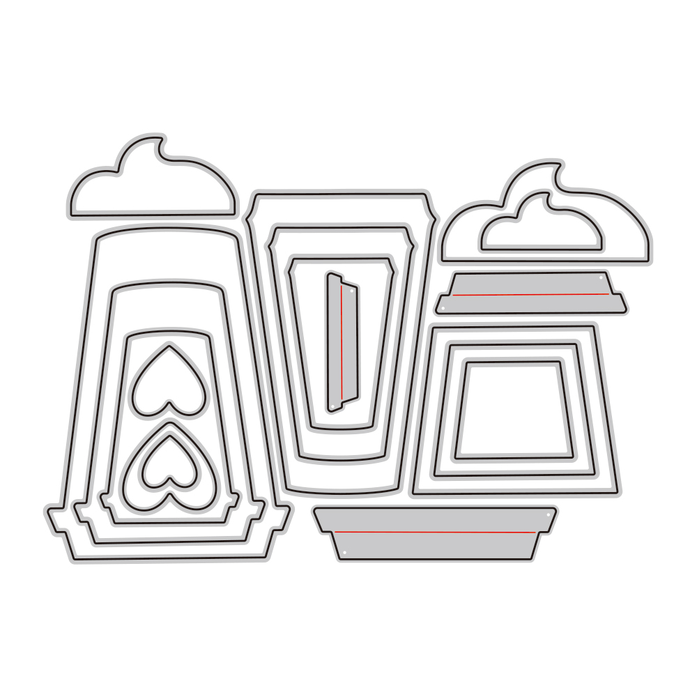Coffee Tea Difference - ที่แตกต่างกันนมชากาแฟถ้วยตัดโลหะตายชุดหัวใจรักแม่พิมพ์มีดสําหรับ DIY Shaker กระดาษการ์ด Crafting 2023