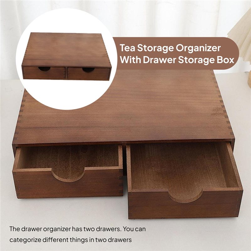 TFTP-ลิ้นชักเก็บแคปซูลกาแฟไม้ส - Coffee Tea Drawer Organizer บทวิจารณ์และราคา