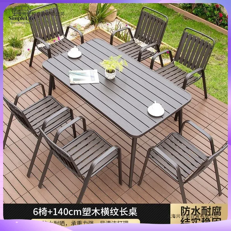 โต๊ะกาแฟไม้กลางแจ้งสำหรับระเบี - Coffee Tea Garden บทวิจารณ์และราคา