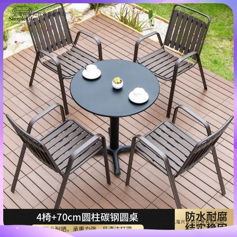 โต๊ะกาแฟไม้กลางแจ้งสำหรับระเบี - Coffee Tea Garden บทวิจารณ์และราคา