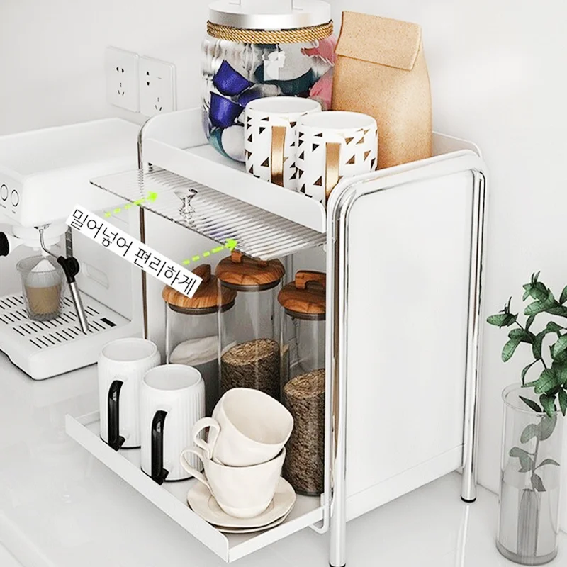 Desktop Organizer ตู้เก็บเครื่ - Coffee Tea Drawer Organizer บทวิจารณ์และราคา