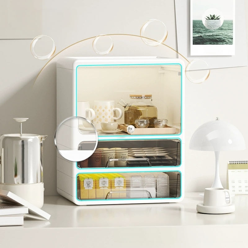 ชั้นวางของหลายชั้นพร้อมลิ้นชัก - Coffee Tea Drawer Organizer บทวิจารณ์และราคา