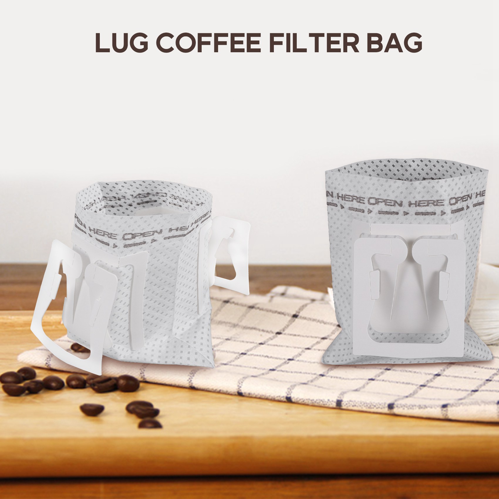50 ชิ้น / แพ็ค ถุงกรองกาแฟแบบแ - Coffee Tea Bags บทวิจารณ์และราคา