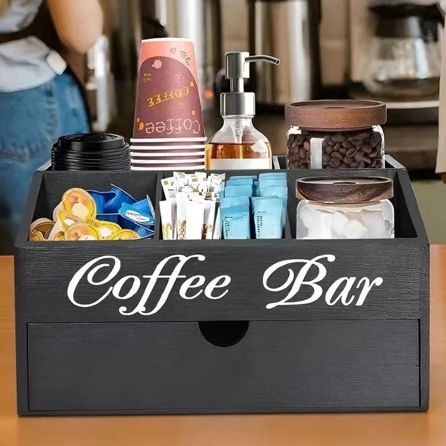 กล่องเก็บกาแฟ ชั้นวางของบนเคาน - Coffee Tea Bags บทวิจารณ์และราคา