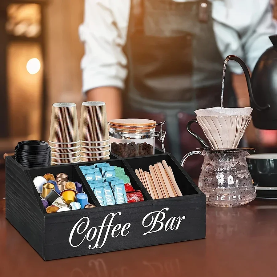 กล่องเก็บกาแฟ ชั้นวางของบนเคาน - Coffee Tea Bags บทวิจารณ์และราคา
