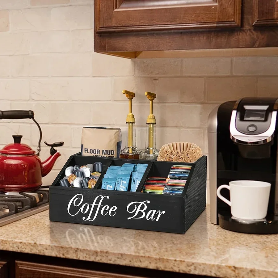 กล่องเก็บกาแฟ ชั้นวางของบนเคาน - Coffee Tea Bags บทวิจารณ์และราคา
