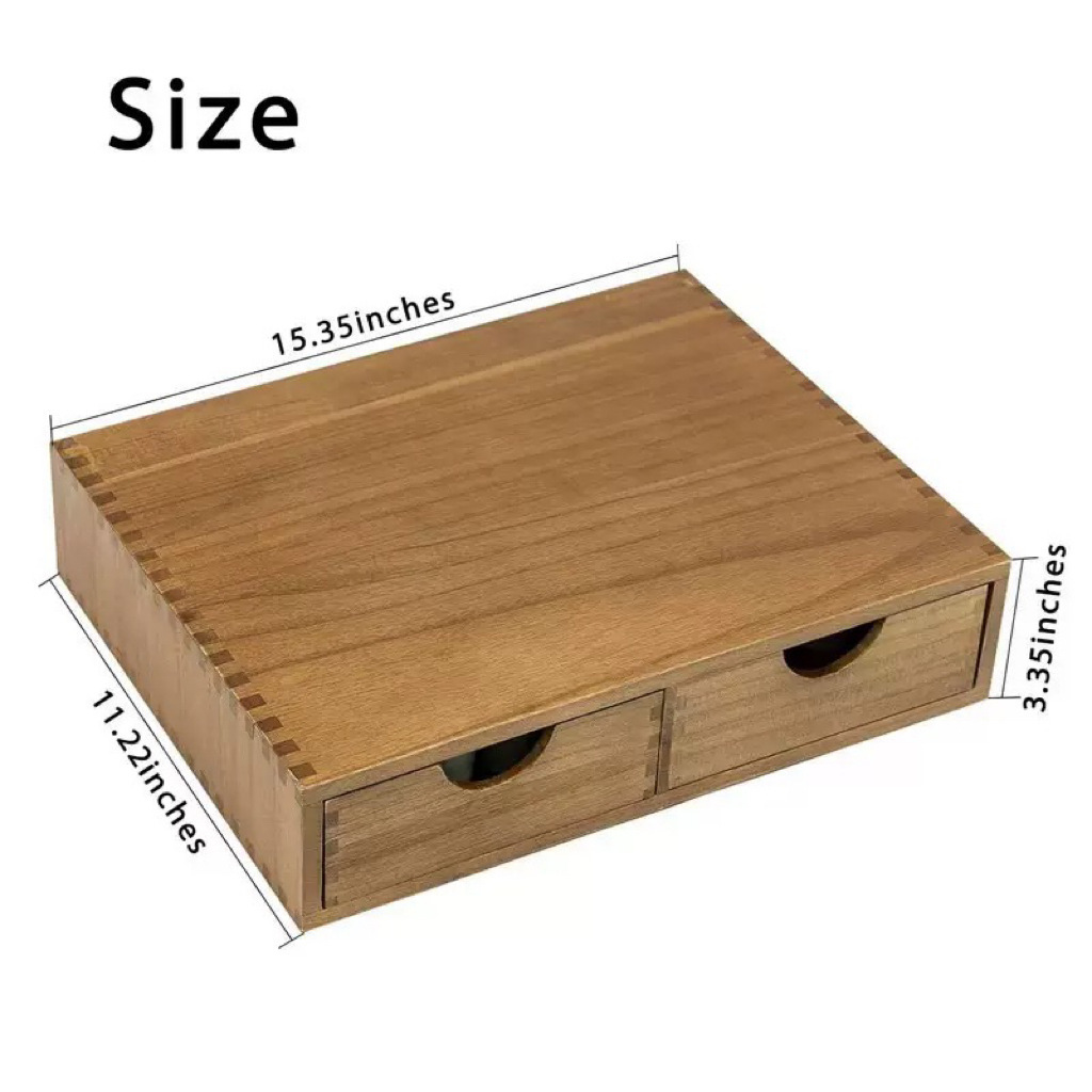 ฐานวางเครื่องชงกาแฟไม้เนื้อแข็ - Coffee Tea Drawer Organizer บทวิจารณ์และราคา