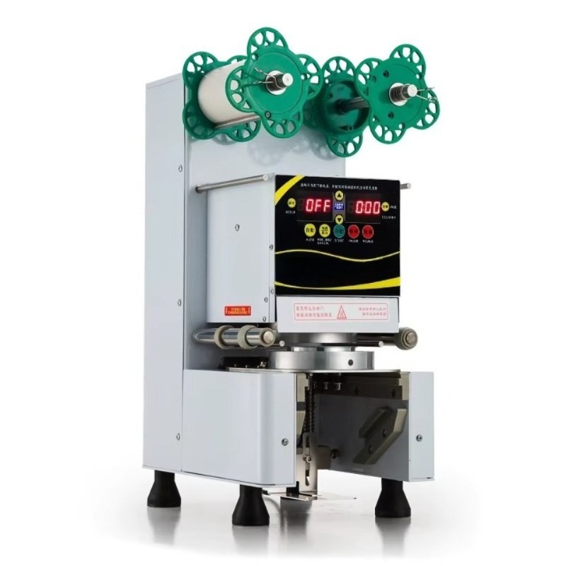 เครื่องซีลฝาพลาสติกอัตโนมัติเช - Coffee Tea Machine บทวิจารณ์และราคา