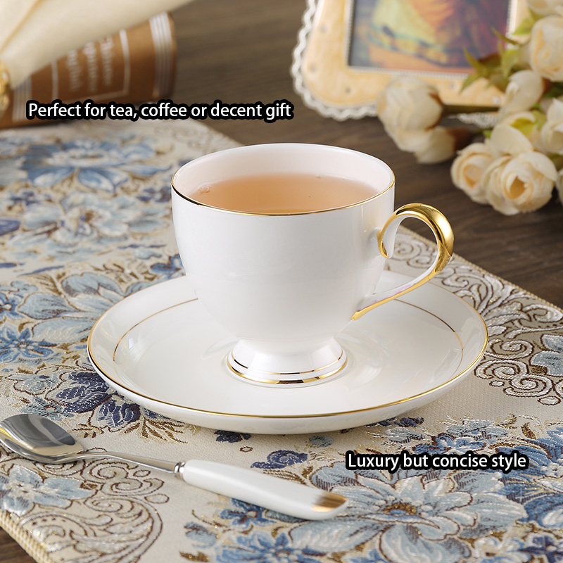 Grace Bone ชุดกาแฟจีนสีขาวทอง  - Coffee Tea Jug บทวิจารณ์และราคา