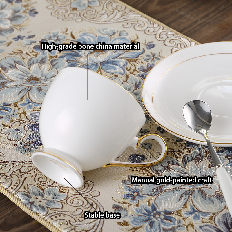 Grace Bone ชุดกาแฟจีนสีขาวทอง  - Coffee Tea Jug บทวิจารณ์และราคา