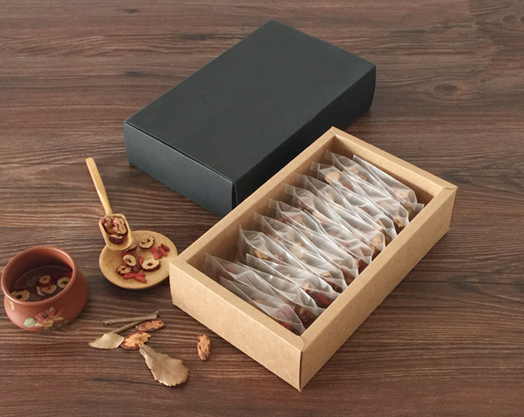 กล่องกระดาษคราฟท์สีดำแบบพับได้ - Coffee Tea Drawer Organizer บทวิจารณ์และราคา