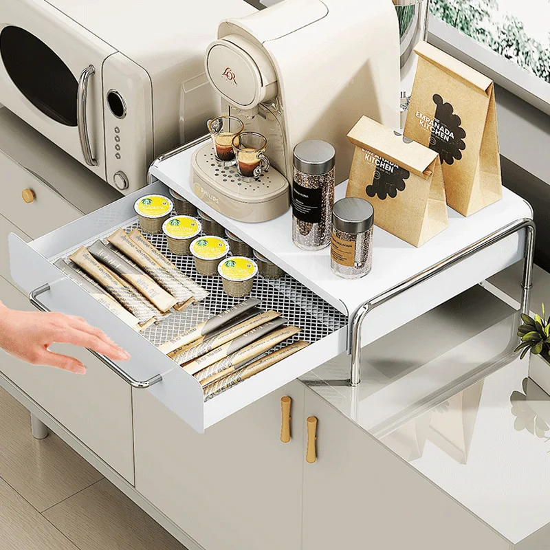 ชั้นวางเก็บกาแฟแบบแคปซูล ชั้นว - Coffee Tea Drawer Organizer บทวิจารณ์และราคา