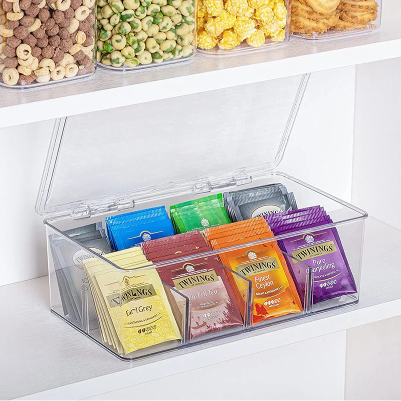 กล่องเก็บถุงชา Office กล่องเก็ - Coffee Tea Drawer Organizer บทวิจารณ์และราคา