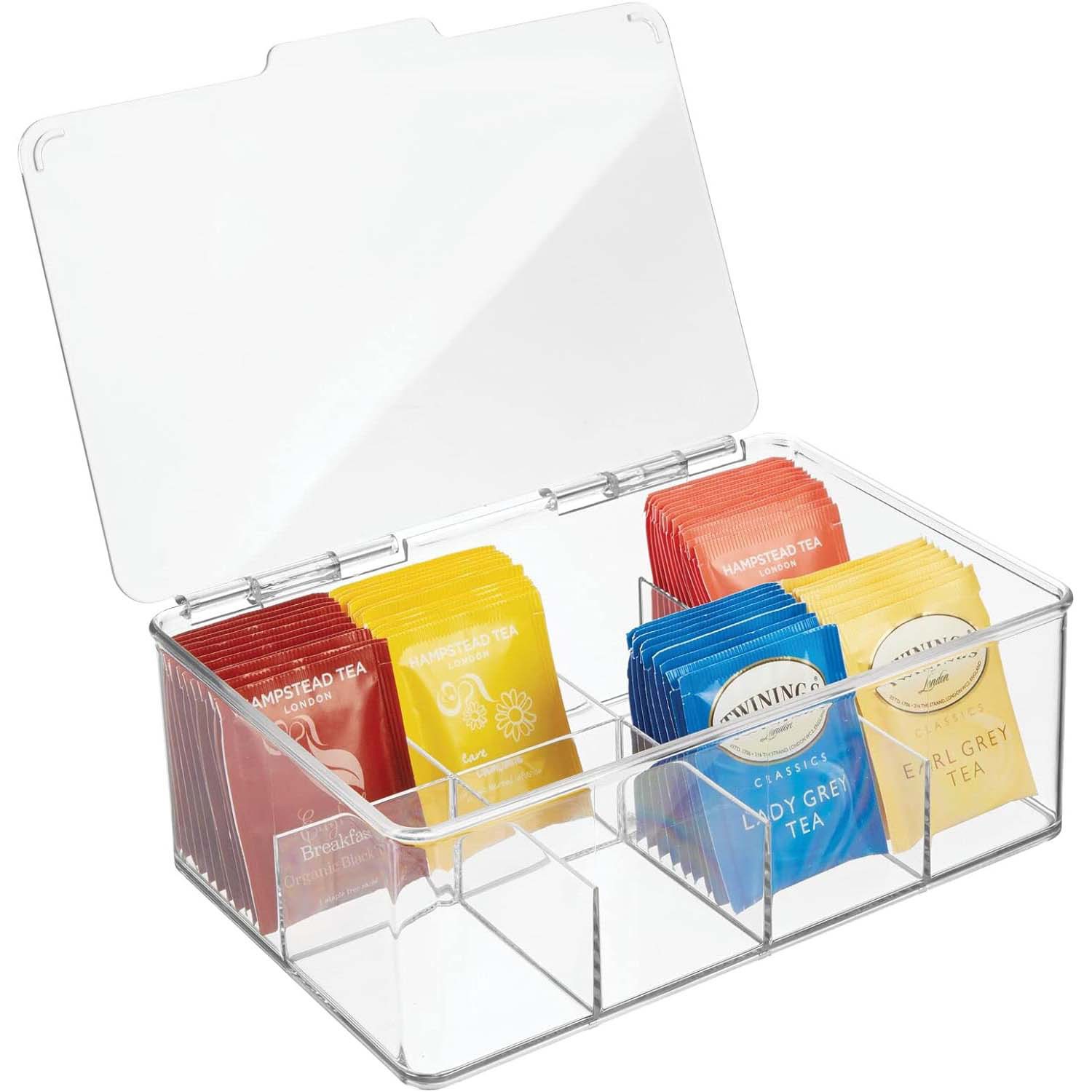 กล่องเก็บถุงชา Office กล่องเก็ - Coffee Tea Drawer Organizer บทวิจารณ์และราคา