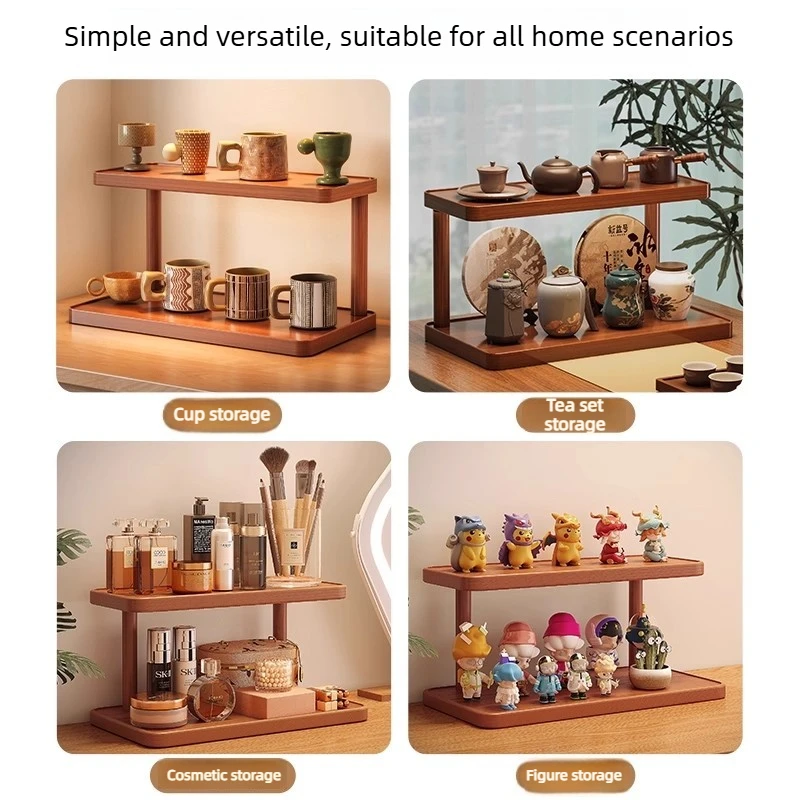 ชั้นวางของบนโต๊ะ 2 ชั้น สำหรับ - Coffee Tea Display บทวิจารณ์และราคา