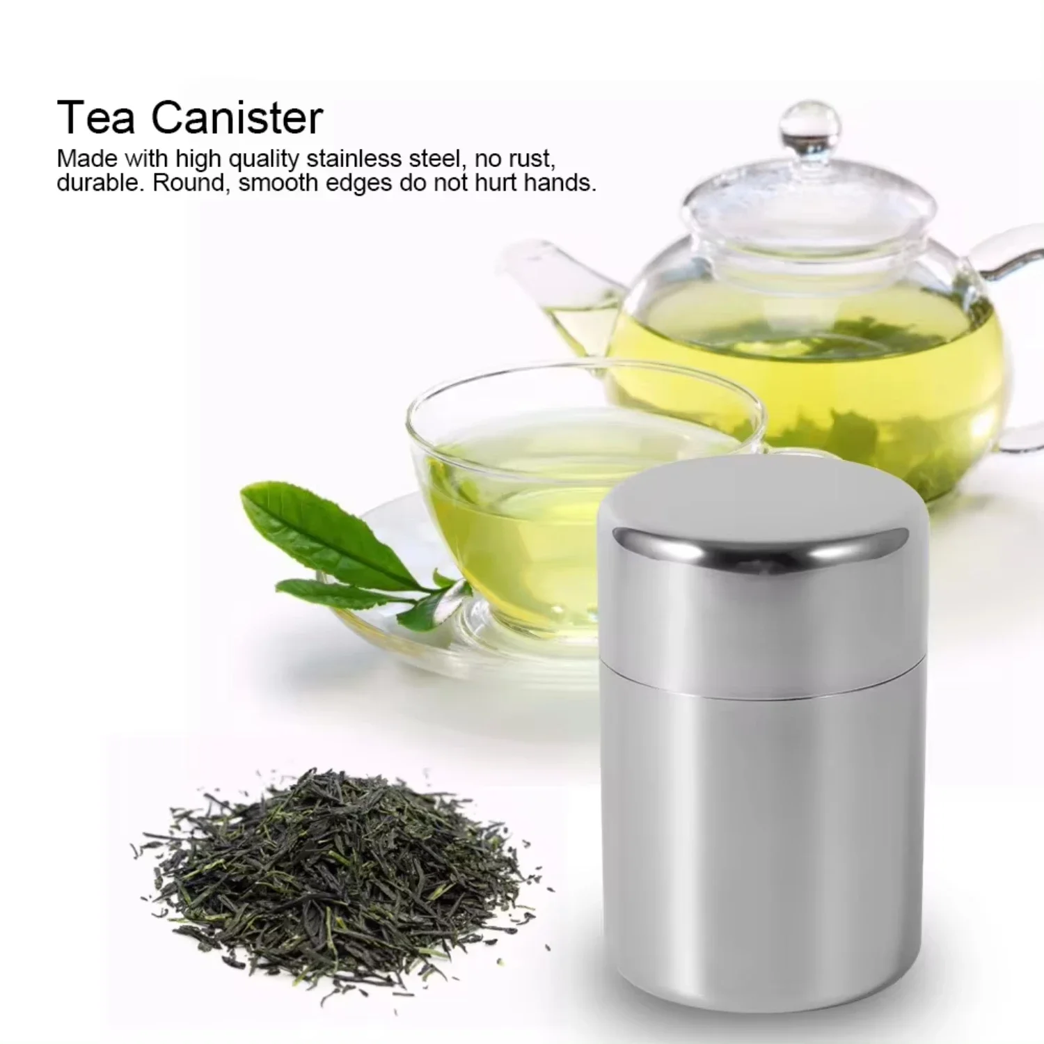 สแตนเลสสตีลชาใบกระป๋องกระป๋องค - Coffee Tea Jug บทวิจารณ์และราคา