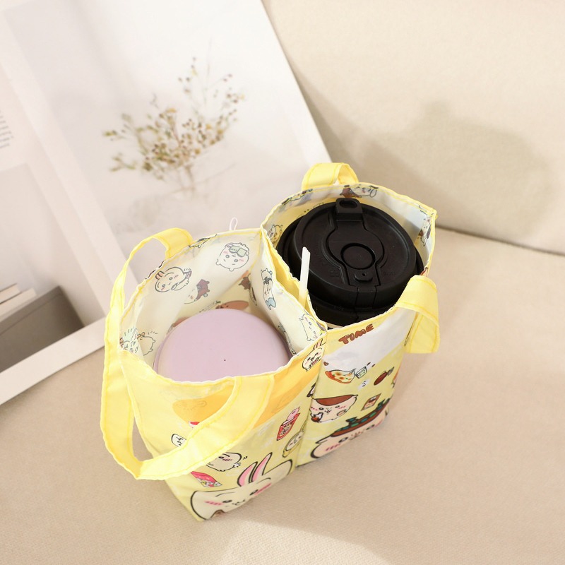 กระเป๋าใส่แก้วน้ำพับได้ลายชิคค - Coffee Tea Bags บทวิจารณ์และราคา