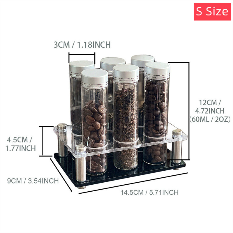 เมล็ดกาแฟคอนเทนเนอร์แบบพกพา Co - Coffee Tea Display บทวิจารณ์และราคา