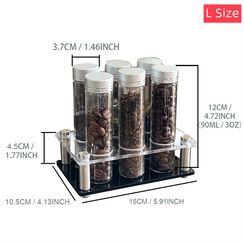 เมล็ดกาแฟคอนเทนเนอร์แบบพกพา Co - Coffee Tea Display บทวิจารณ์และราคา
